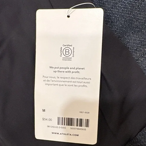 Athleta Midnight Black Sports Top - Picture 2 of 4